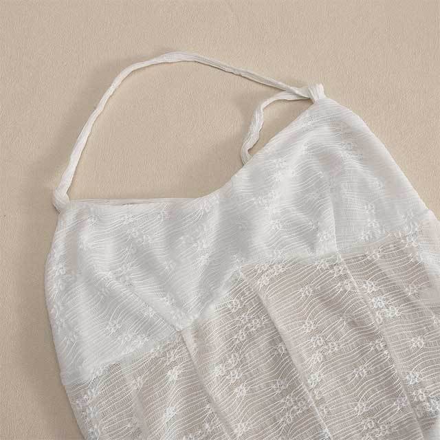 See Through Strappy Backless Dress