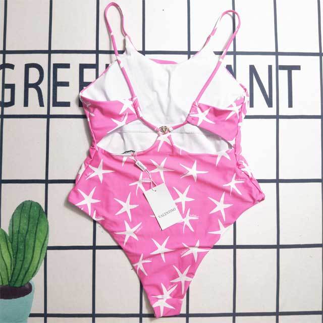 Printed Hollow Out Sexy One Piece