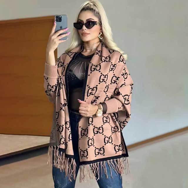 Knit Tassel Cardigan Coat