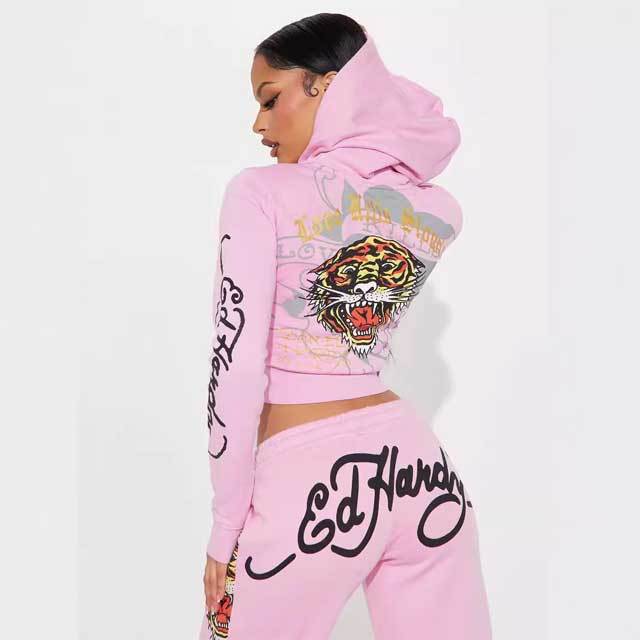 Printed Fashion Fall Tracksuit Set
