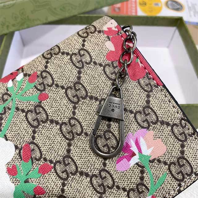 Floral Print Chained Messenger Bag