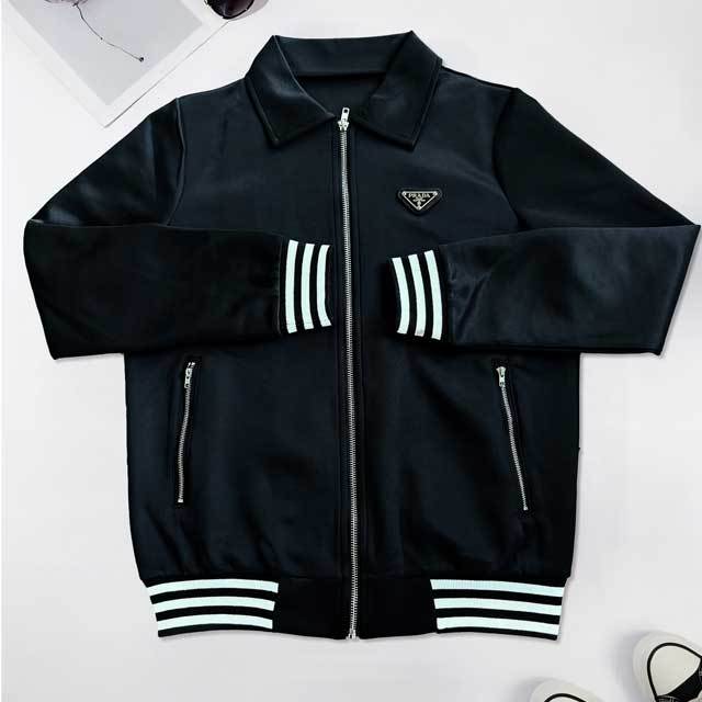 Embroidery Striped Fall Jacket