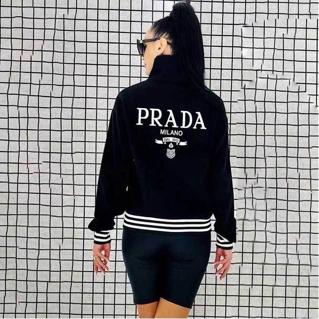 Embroidery Striped Fall Jacket
