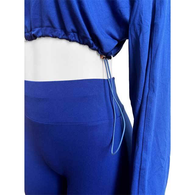 Drawstring Top Casual Jogging Suit