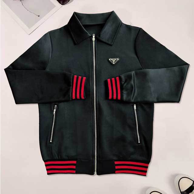 Embroidery Striped Fall Jacket