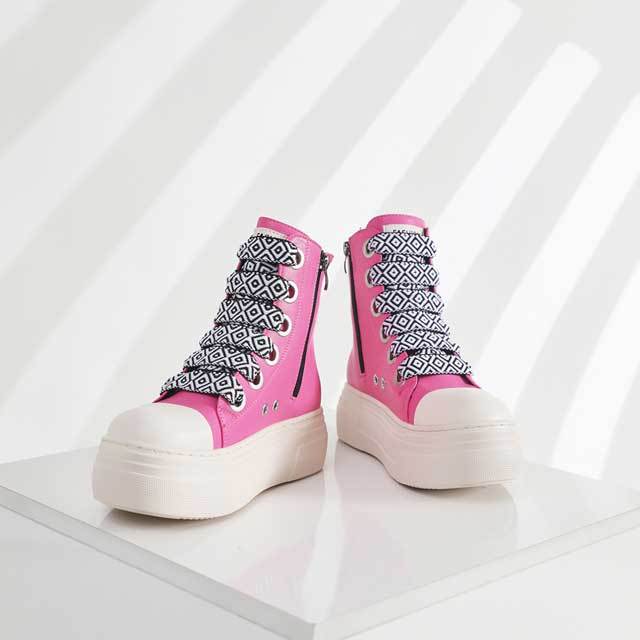 Street Fashion Unisex Lace-Up Leather Sneaker