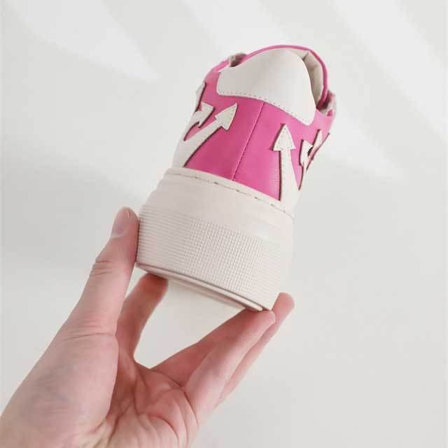 Thick Lace-Up Leather Casual Sneakers