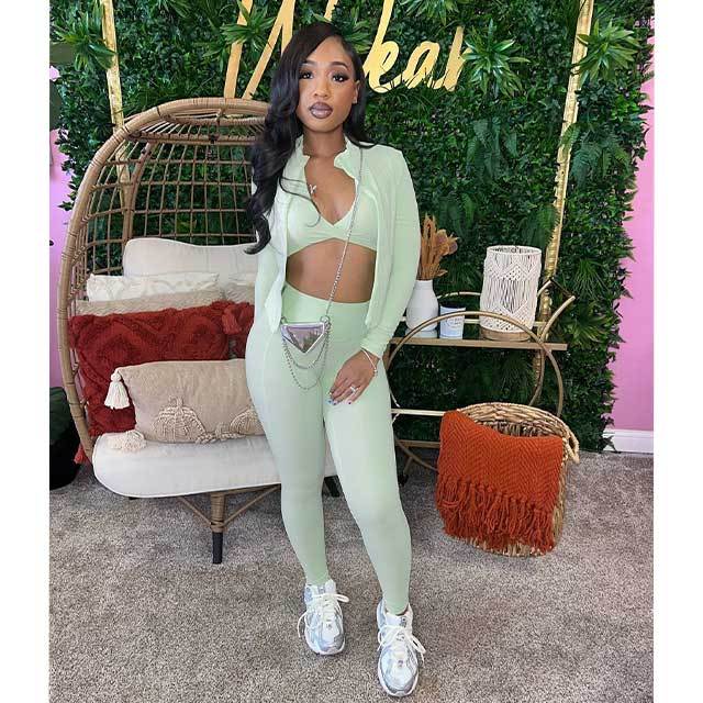 Activewear 3 Pieces Pant Set