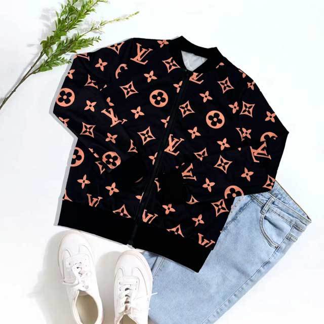 Printed Fashion Zipper Jacket