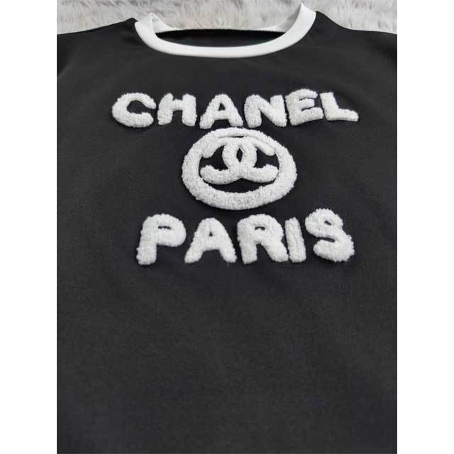 3D Letter Short Sleeve Casual Jogging Suit