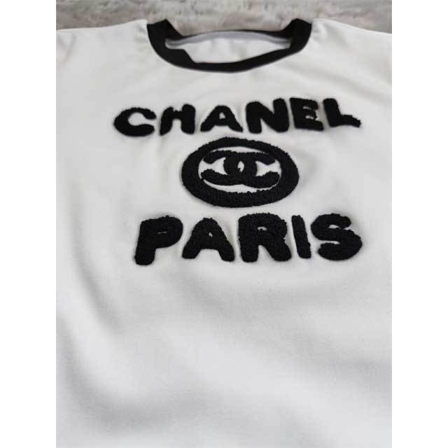 3D Letter Short Sleeve Casual Jogging Suit