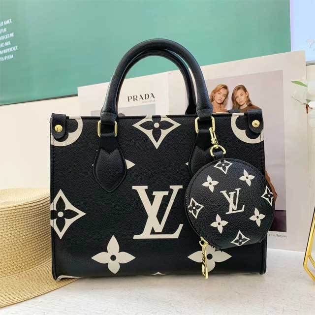 Leather Fashion Print Women Crossbody Handbag