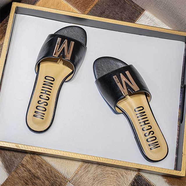 Elegant Style Flat Slides Shoes