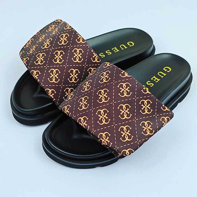 Adjustable Open Toe Thick Sole Flats