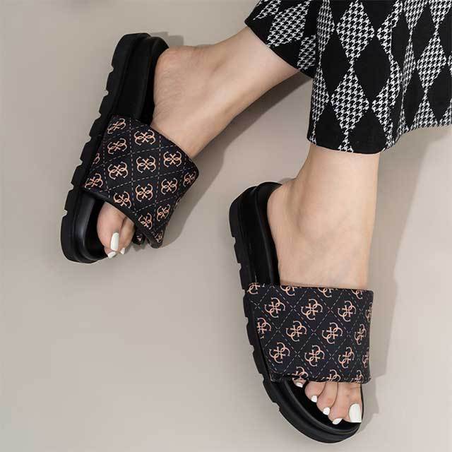 Adjustable Open Toe Thick Sole Flats