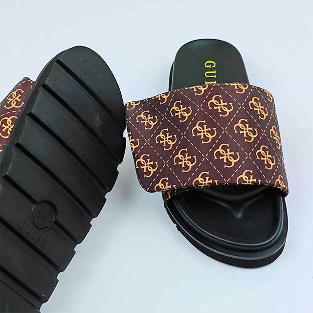 Adjustable Open Toe Thick Sole Flats
