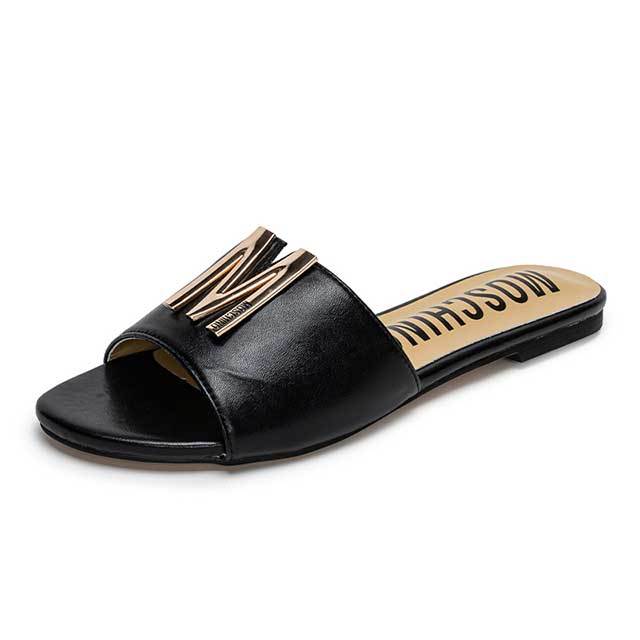 Elegant Style Flat Slides Shoes