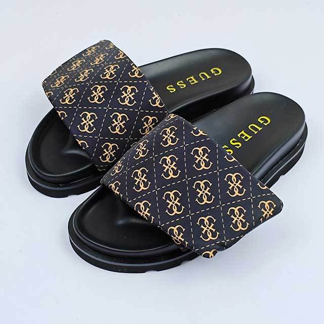 Adjustable Open Toe Thick Sole Flats