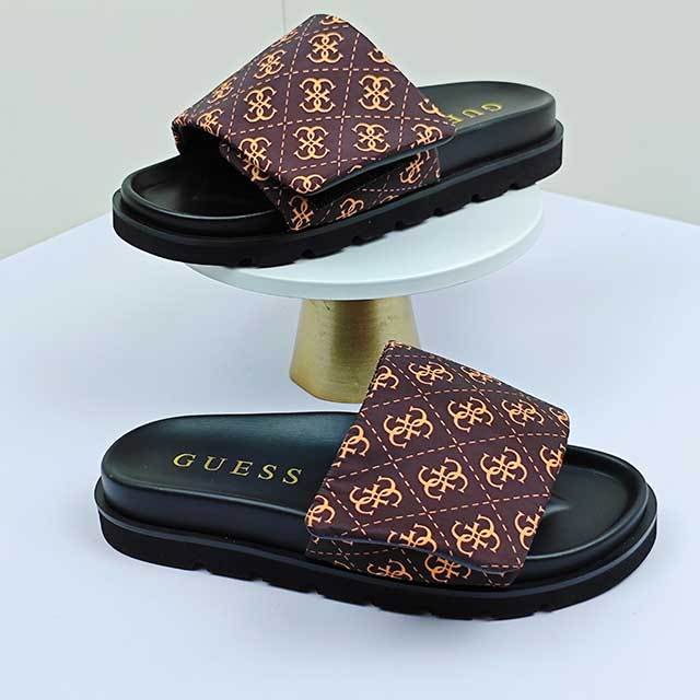 Adjustable Open Toe Thick Sole Flats
