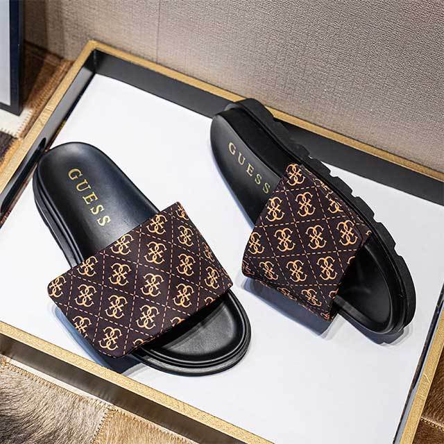 Adjustable Open Toe Thick Sole Flats