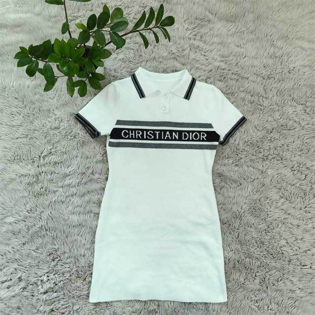 Knit Polo Sweater Dress