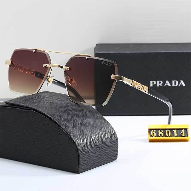 Rimless Diamond Square Sunglasses