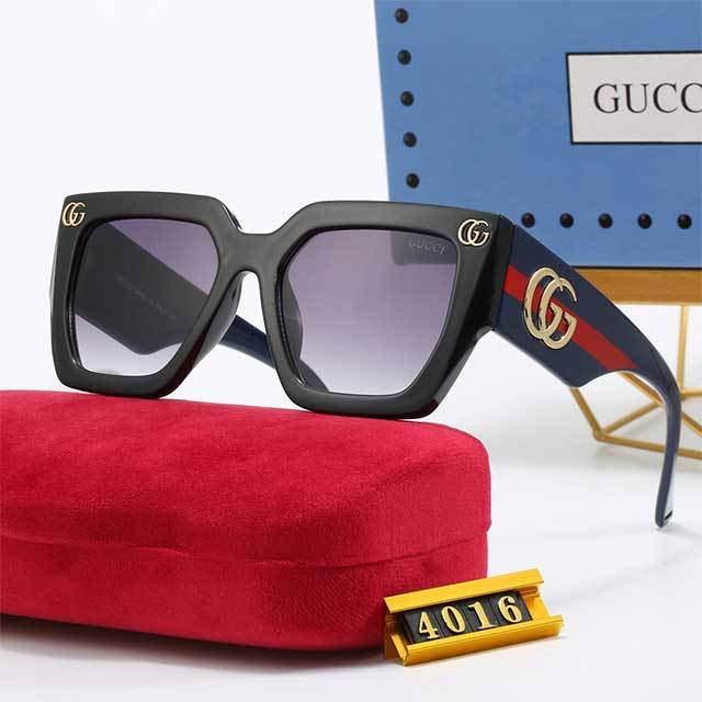 Brand Designer Retro Rectangle Sun Glasses