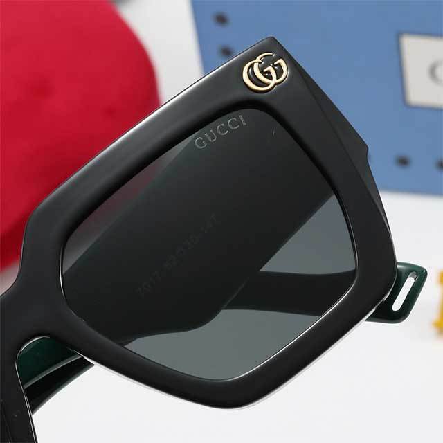 Brand Designer Retro Rectangle Sun Glasses