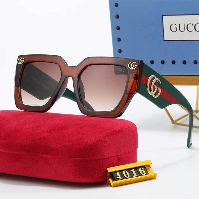 Brand Designer Retro Rectangle Sun Glasses