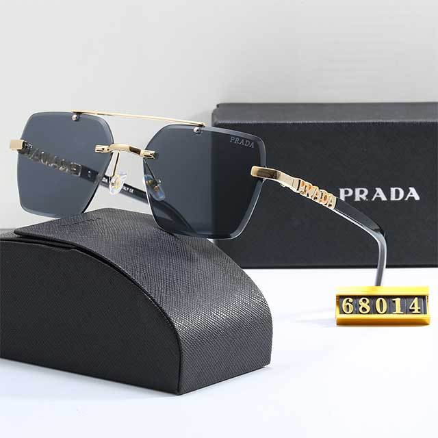 Rimless Diamond Square Sunglasses