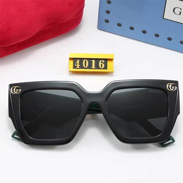 Brand Designer Retro Rectangle Sun Glasses
