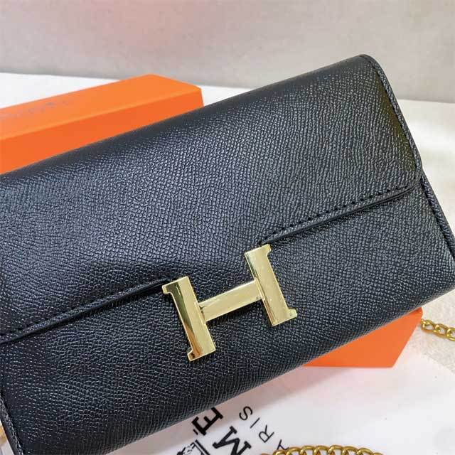 Chained Leather Fashion Women Messenger Bag