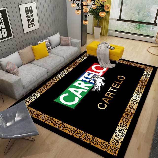 Fashion Print Home Use Non-slip Carpet
