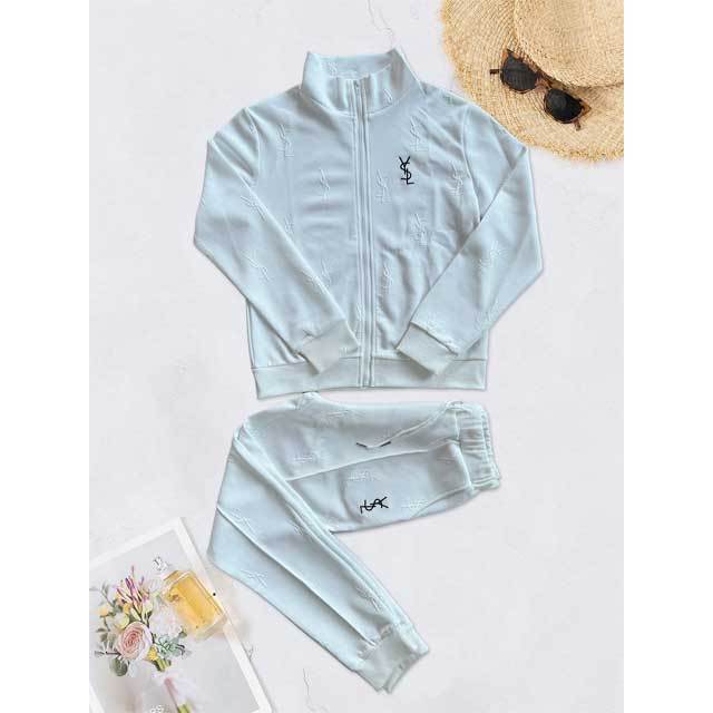 Embroidery Embossing Fall Sport Pants Set