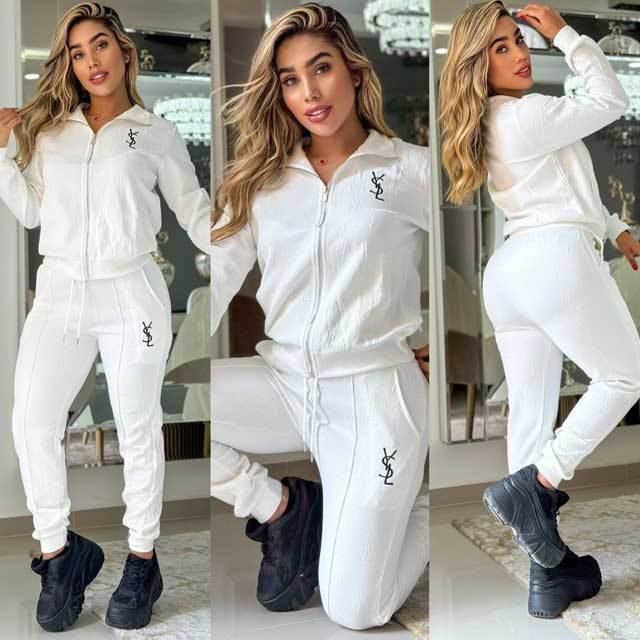 Embroidery Embossing Fall Sport Pants Set