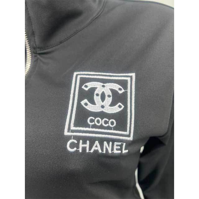 Embroidery Long Sleeve Fall Tracksuit