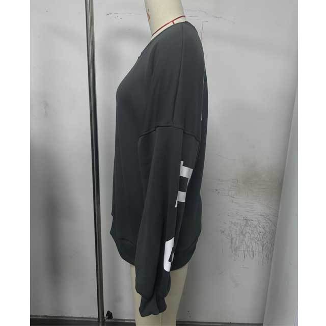 Letter Print Casual Sweatshirts