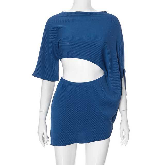Hollow Out Casual Mini Dress