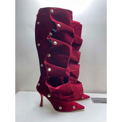 #8wine suede