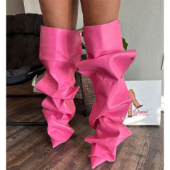 #4pink leather