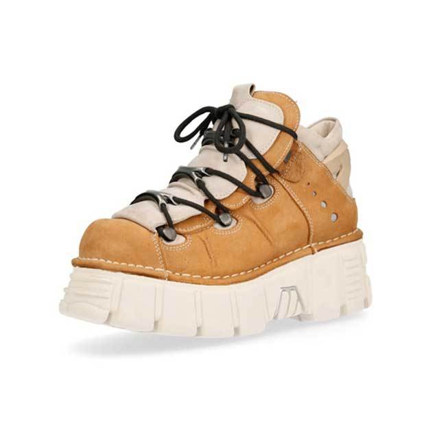 Lace-Up Unisex Punk Platform Shoes