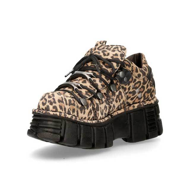 Leopard Print Dark Punk Platform Sneaker