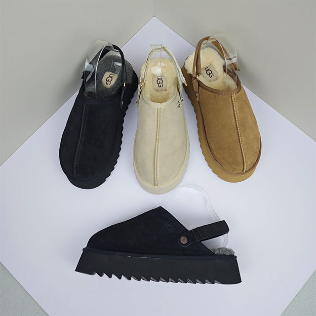Thick-soled Toe-cap Furry Slippers