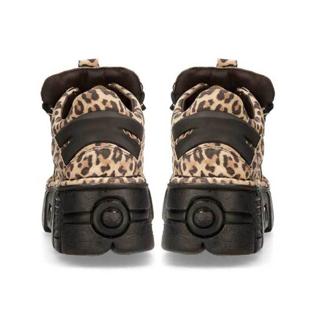 Leopard Print Dark Punk Platform Sneaker