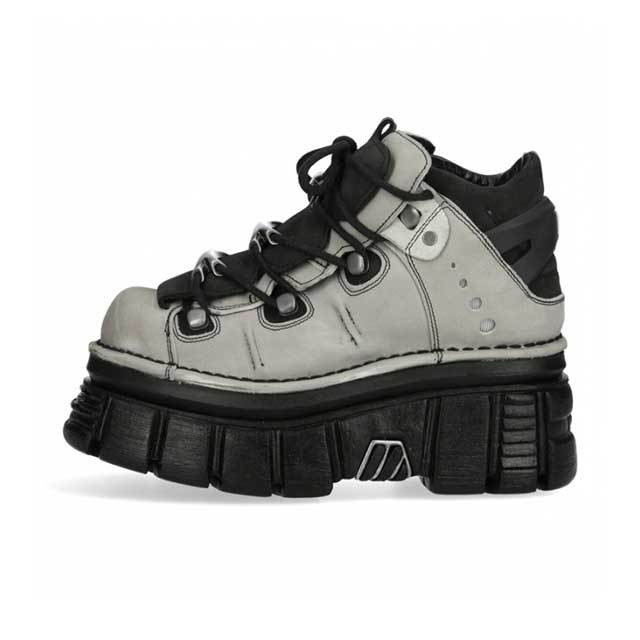 Vintage Lace-Up Punk Platform Shoes