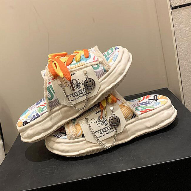 Personalized Graffiti Thick-soled Slippers