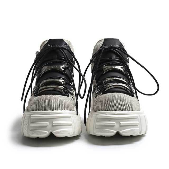 Vintage Punk Unisex Lace-Up Platform Shoes