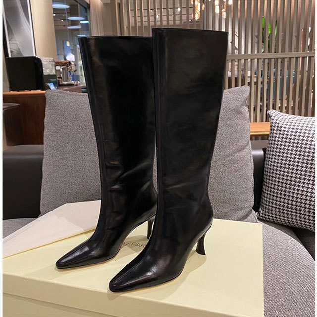 Pointed Toe High Heel Long Boots