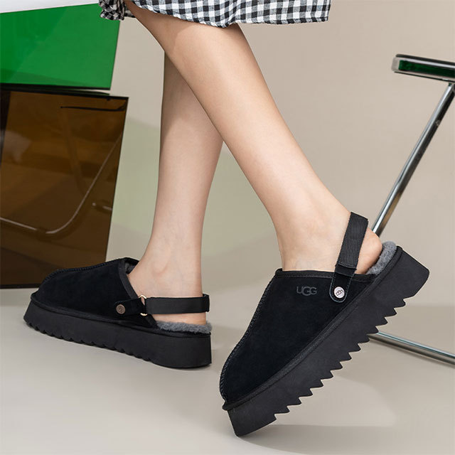 Thick-soled Toe-cap Furry Slippers