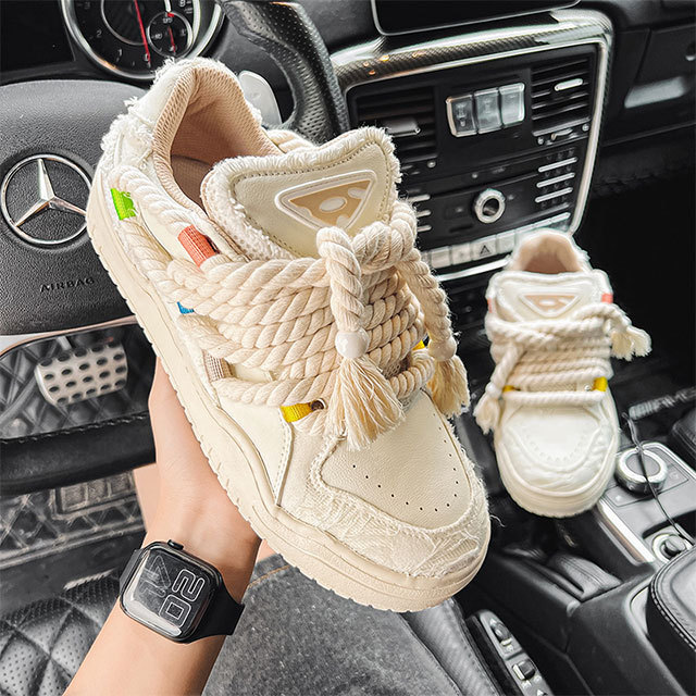 Casual Style Flat Sneakers